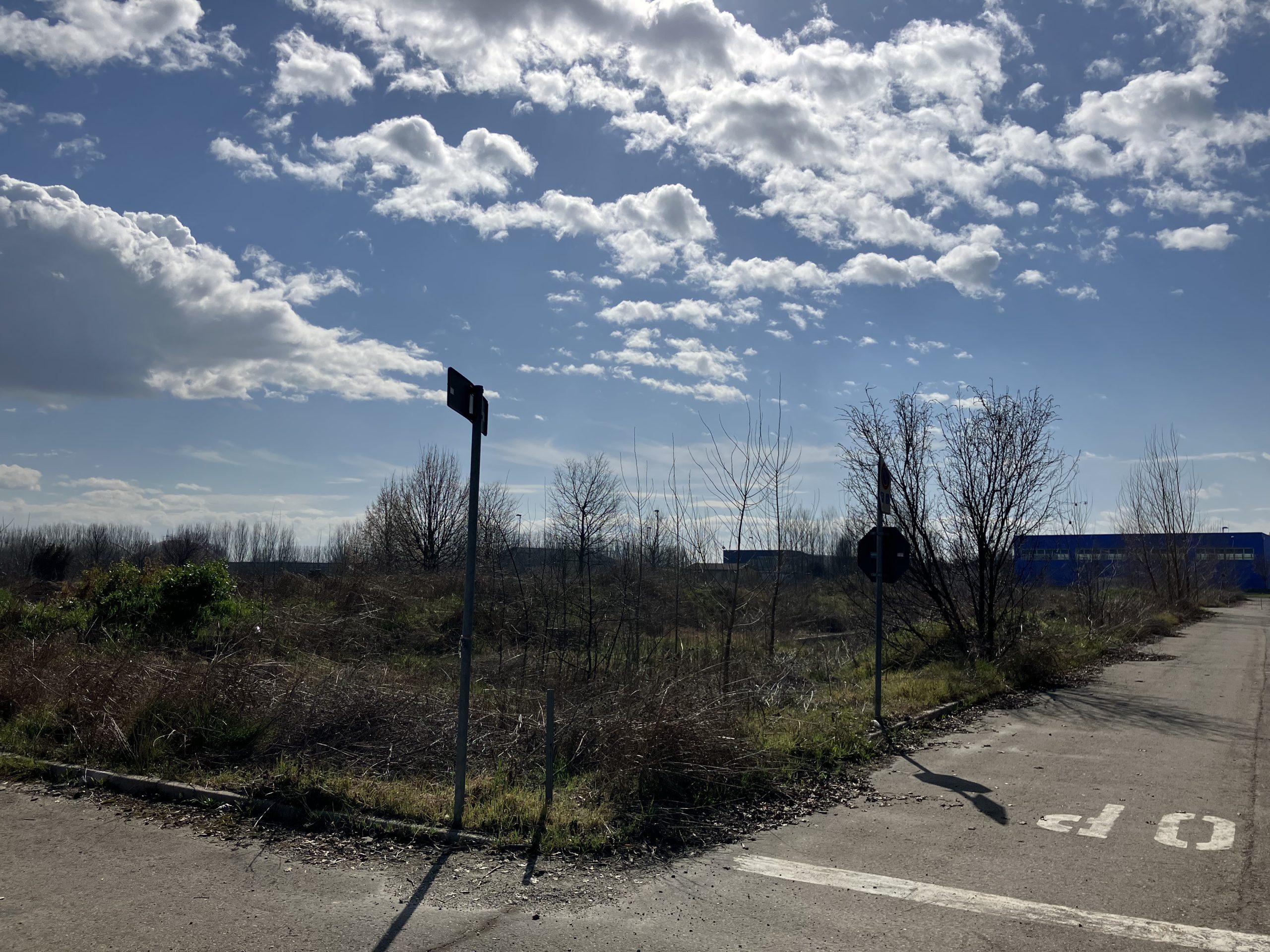プレハブ住宅跡地